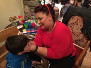 Trish face painting